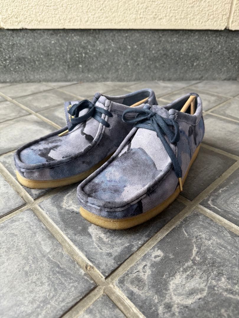 【Clarks】 Wallabee Blue Camo 21SP-I
