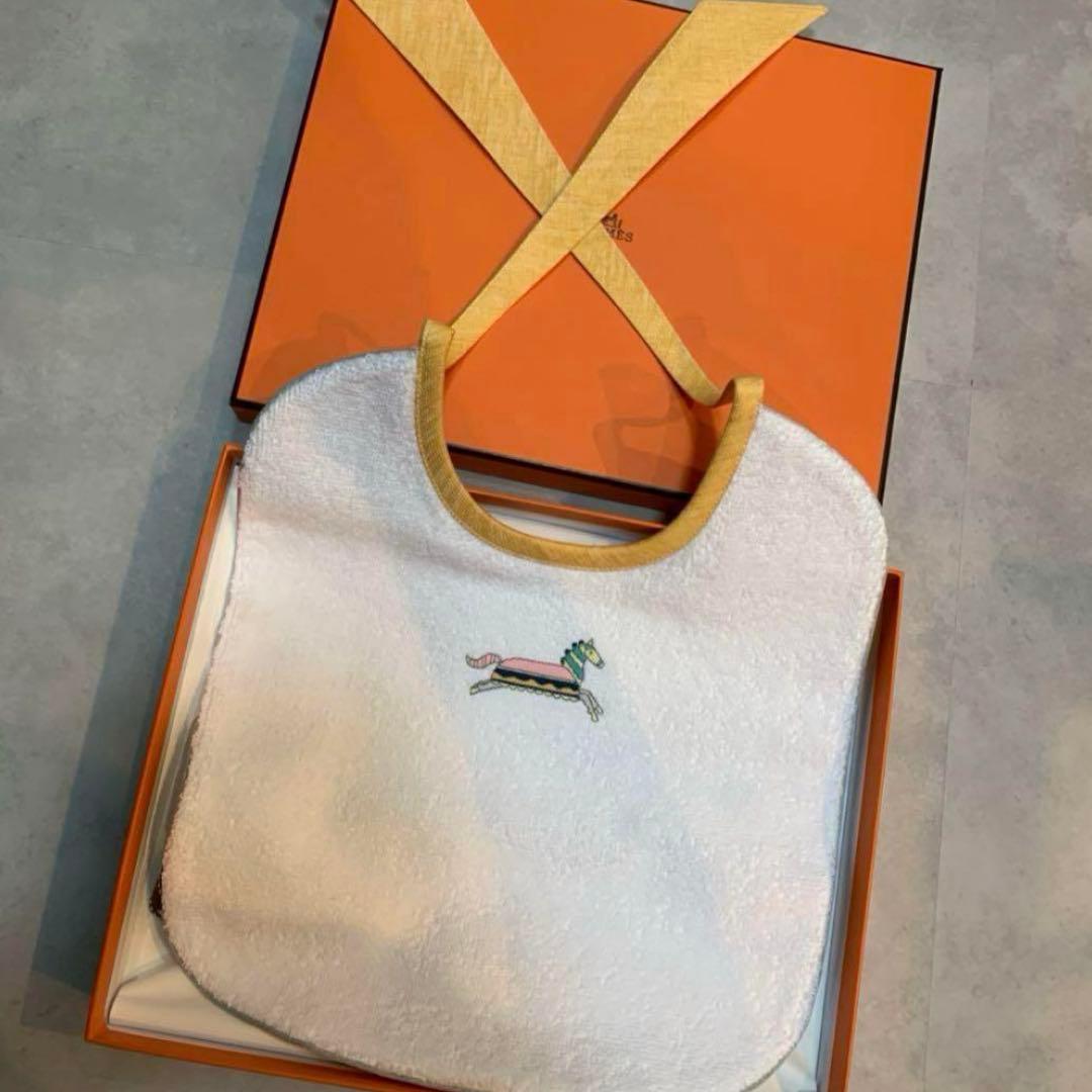 HERMES 正規品 新品未使用 スタイ ベビースタイ よだれかけ