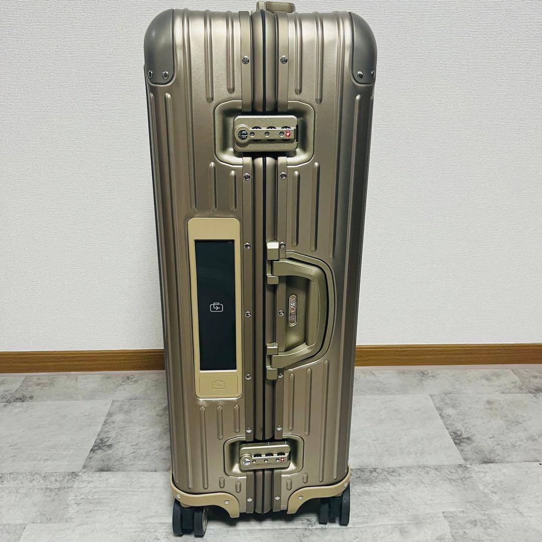 未使用級美品！RIMOWA リモワ　トパーズ　電子タグ　ゴールド　TSAロック