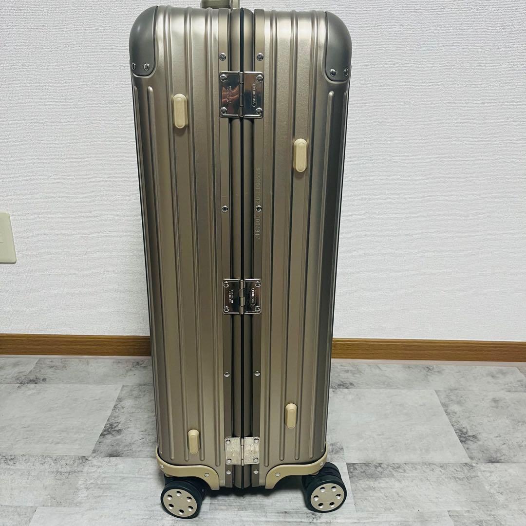 未使用級美品！RIMOWA リモワ　トパーズ　電子タグ　ゴールド　TSAロック