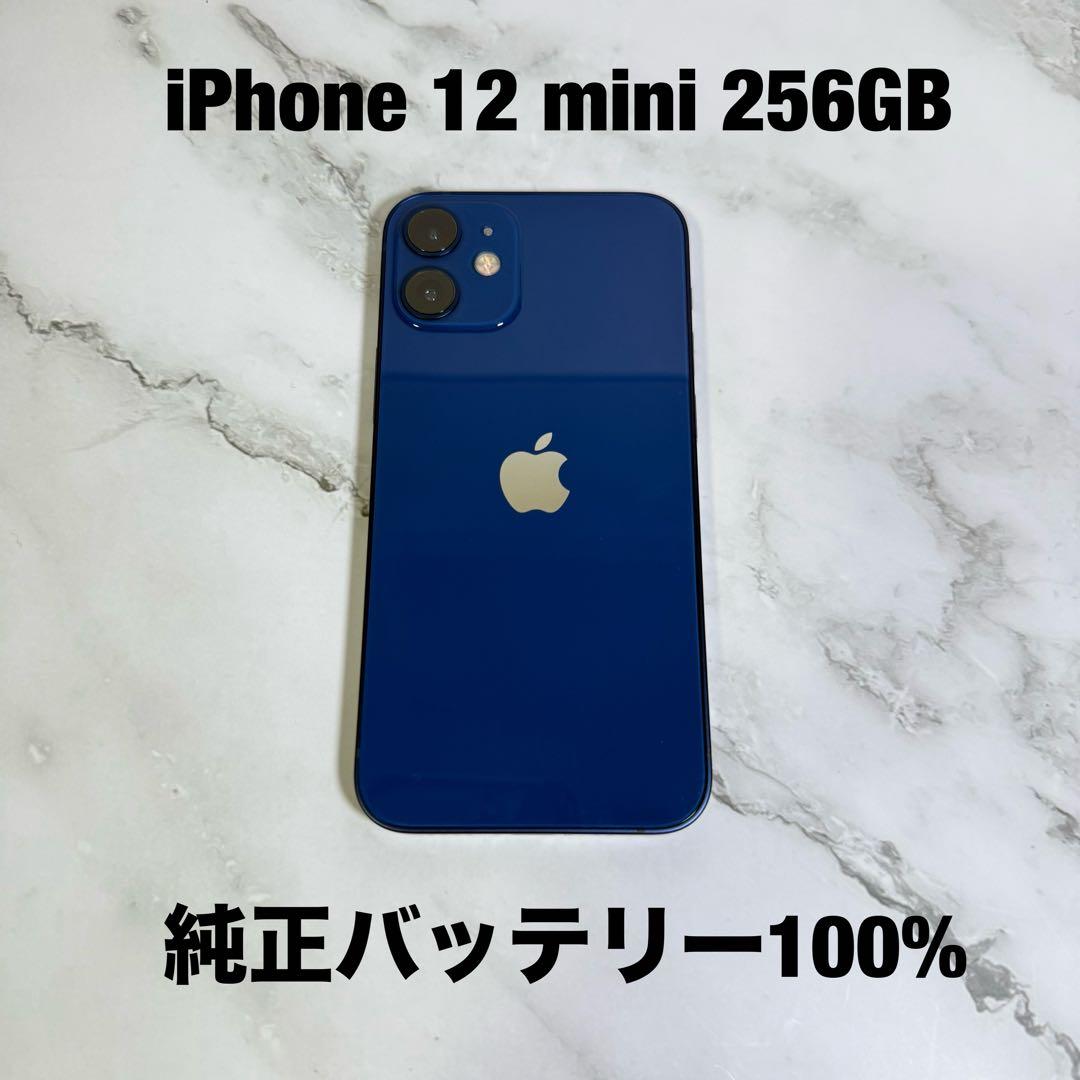 ★純正バッテリー100% iPhone 12 mini 256GB SIMフリー