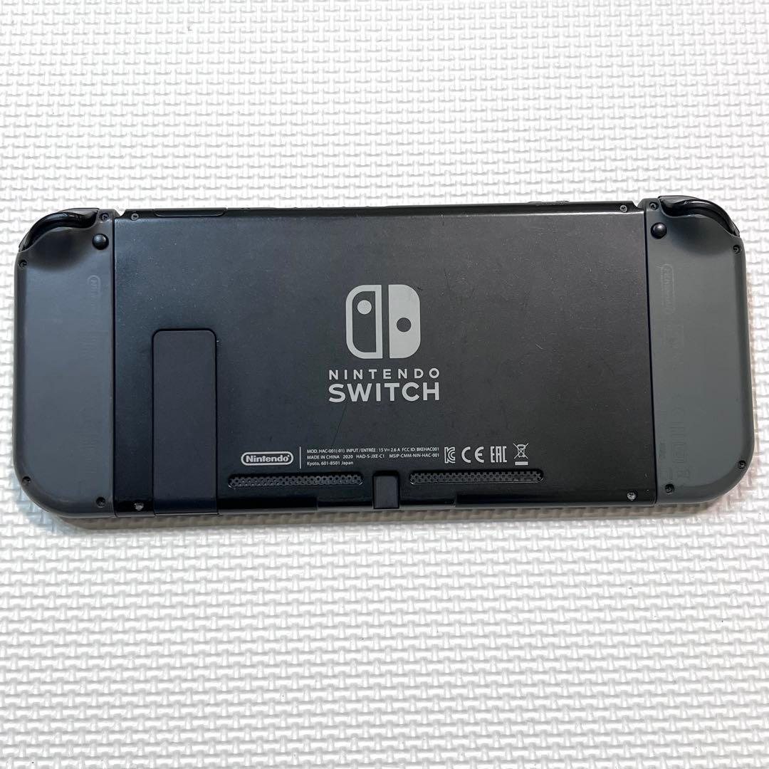 Nintendo Switch 本体 グレー 2020年製 カバー 保護フィルム