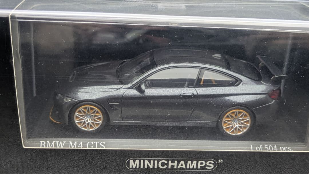 未開封　ミニチャンプス 1/43 BMW M4 GTS ミニカー