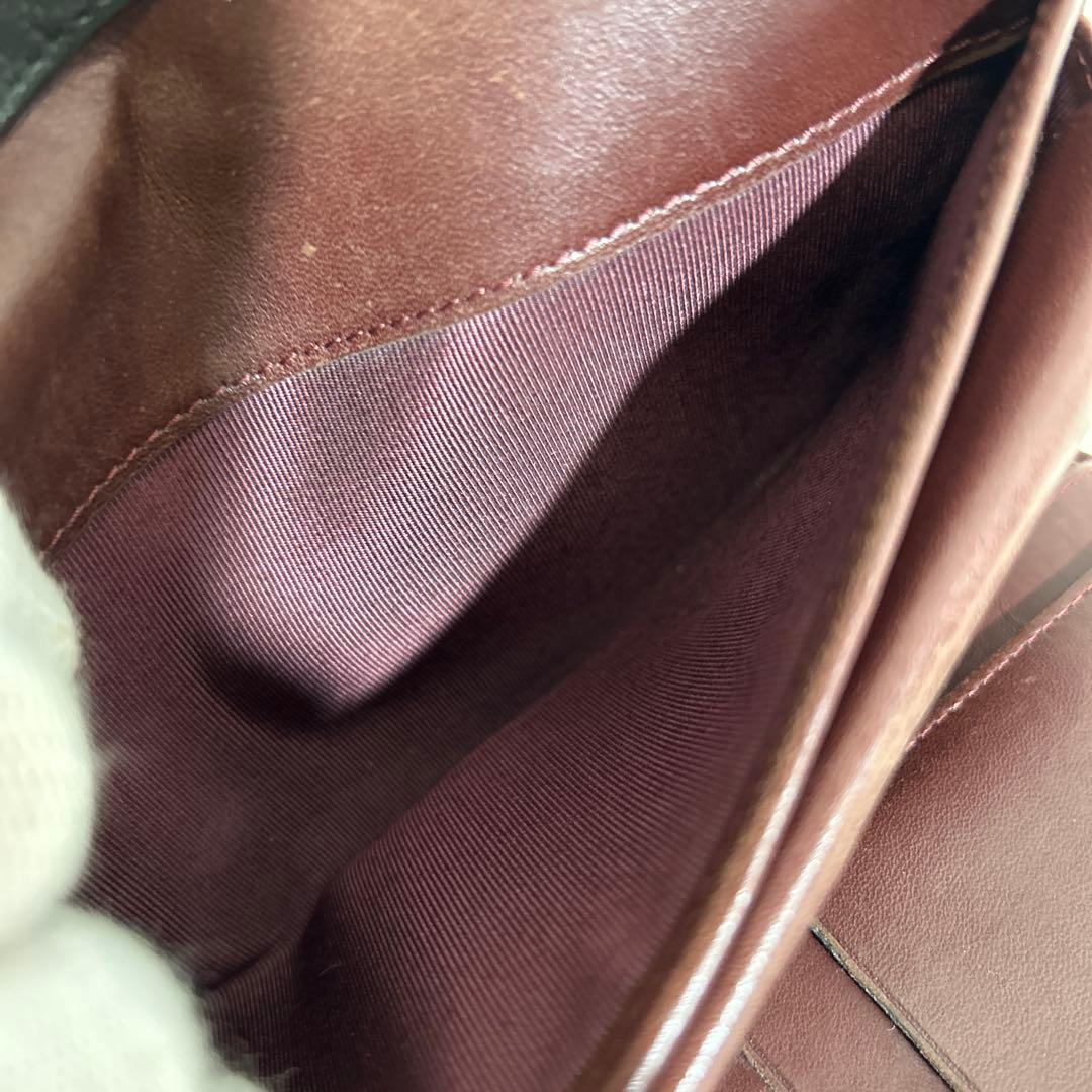 CHANEL ココマーク ラムスキン マトラッセ 三つ折り 長財布