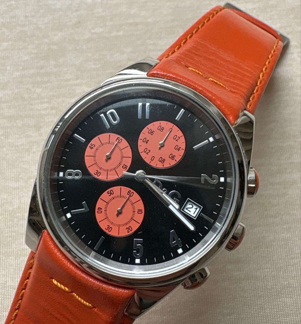 D&G メンズ時計　稼働美品