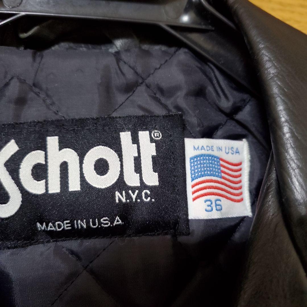 すけさん専用【希少超特価】usa製Schott トラッカージャケット36