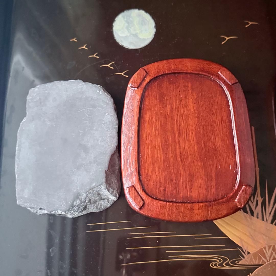 2245様感謝‼️旧家蔵出書の極み『桃陽刻天然端渓硯』」文房四宝