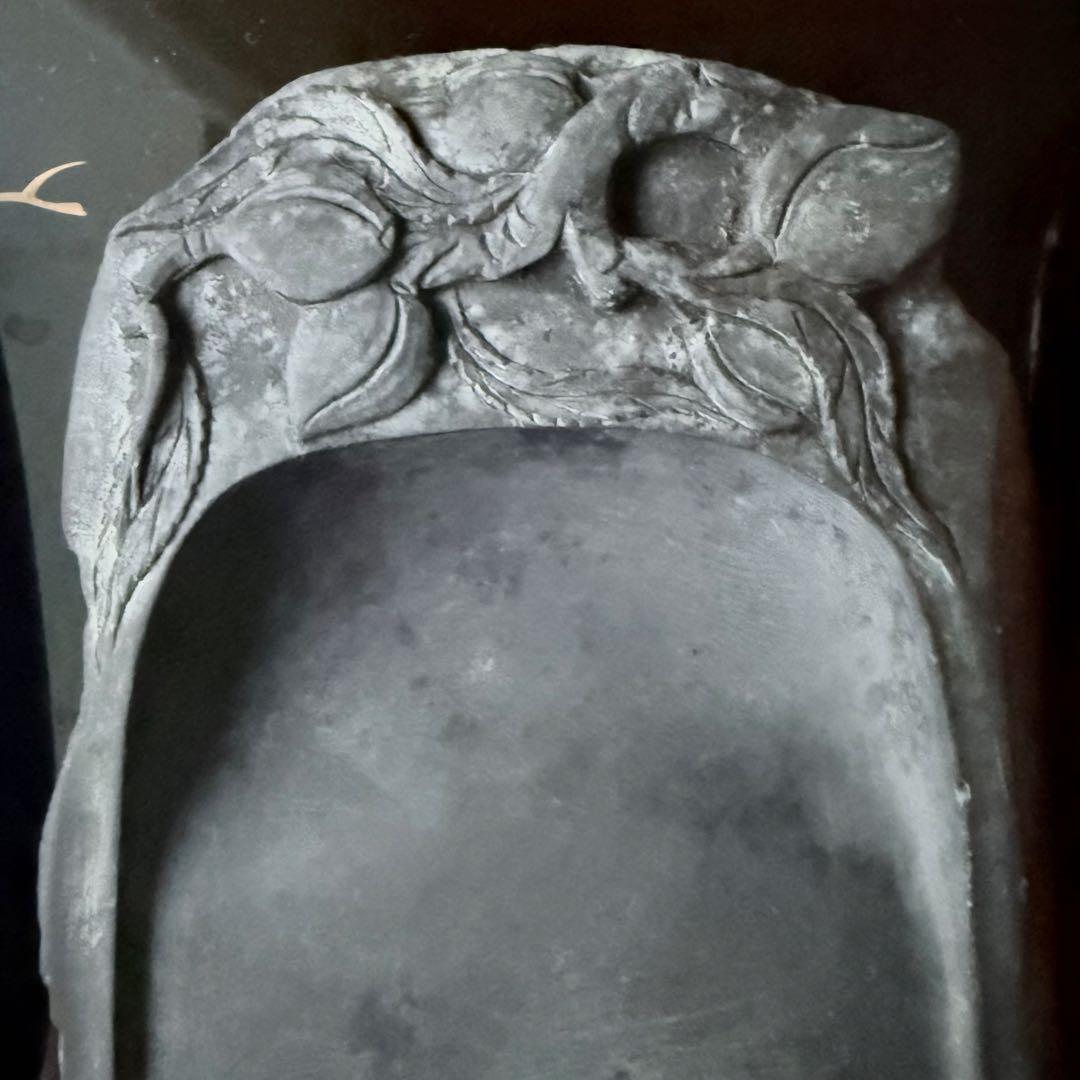 2245様感謝‼️旧家蔵出書の極み『桃陽刻天然端渓硯』」文房四宝