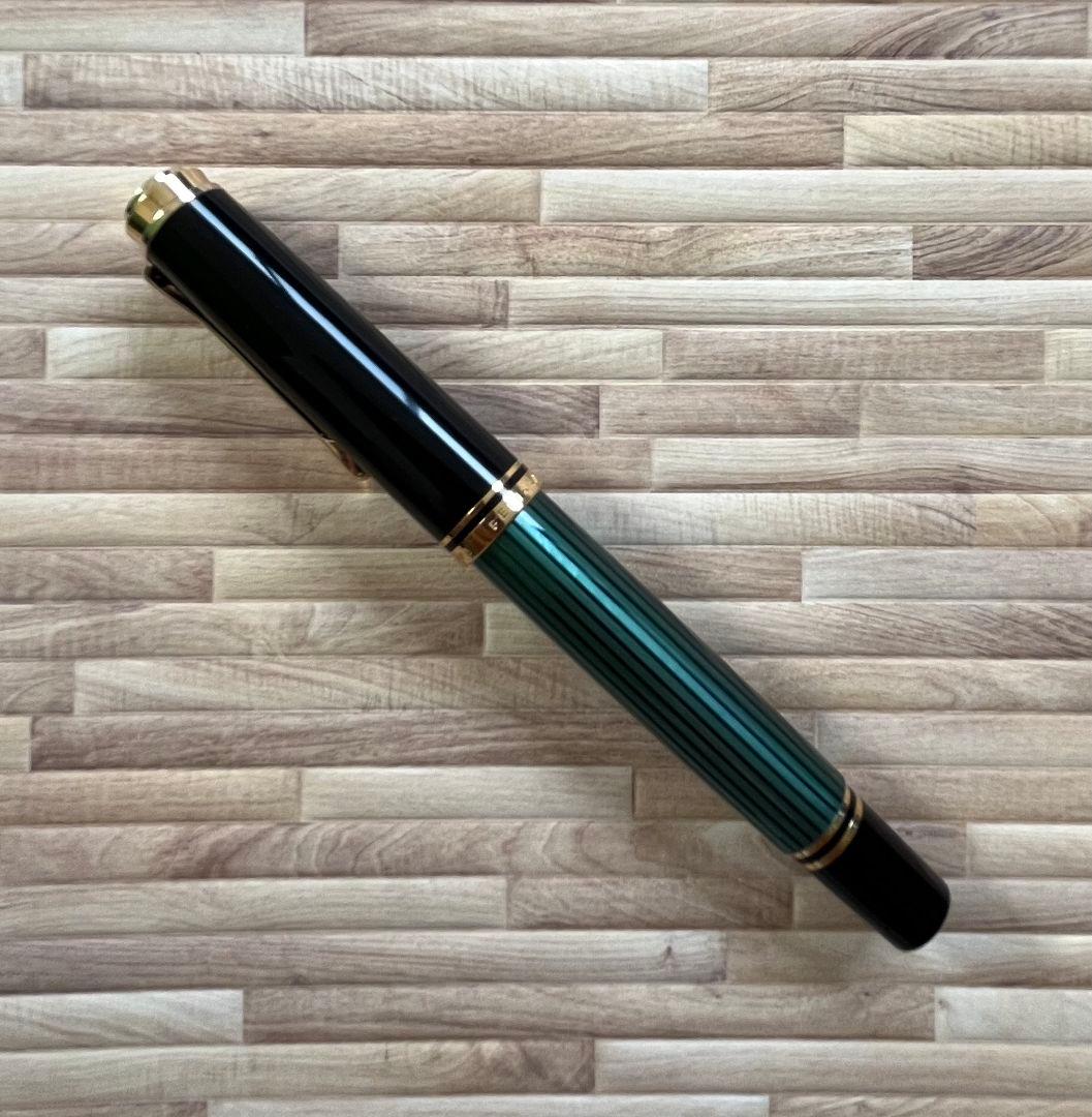 ペリカン スーベレーン M400 グリーンストライプ　EF