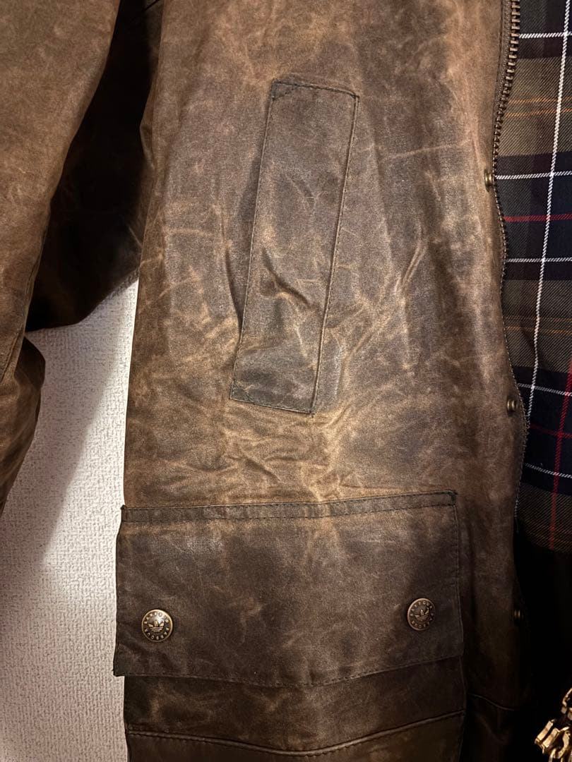 日本未発売　Barbour × adidas コラボ　adwick ジャケット