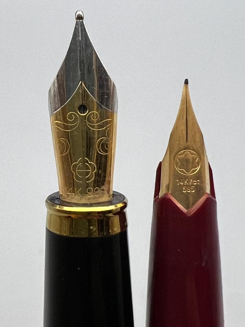 高級セルロイドの魅力！滑らかな質感！ 老舗ブランド 稀少14K 万年筆 英雄