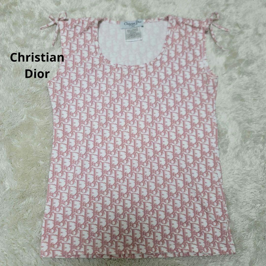 極美品✨Christian Dior ディオール　トロッター ノースリーブ