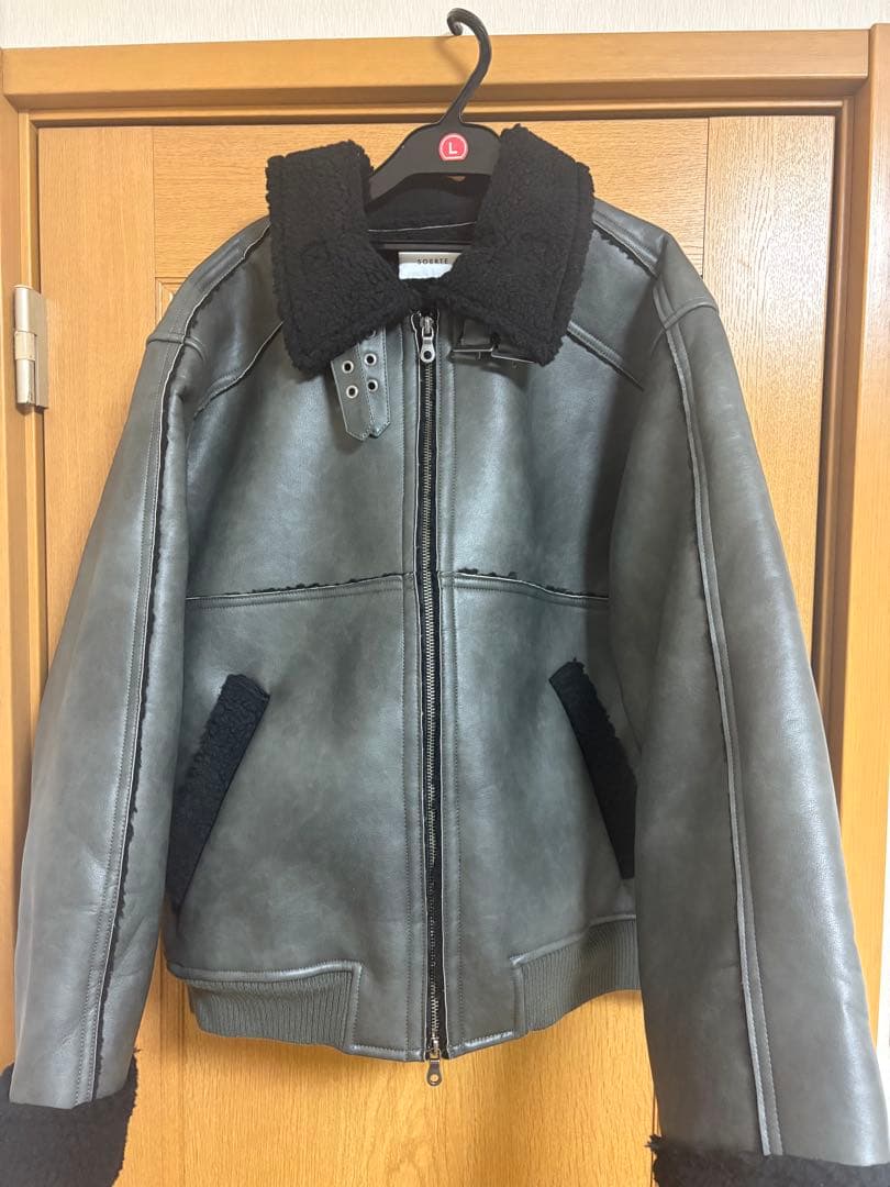 ジャケット・アウター soerte B-3 FAKE MOUTON JACKET 3