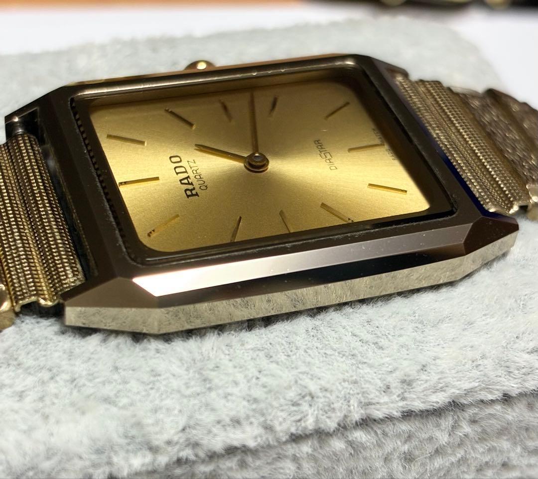 RADO ラドー　ダイヤスター サファイアガラス　メンズ　スクエア　稼働
