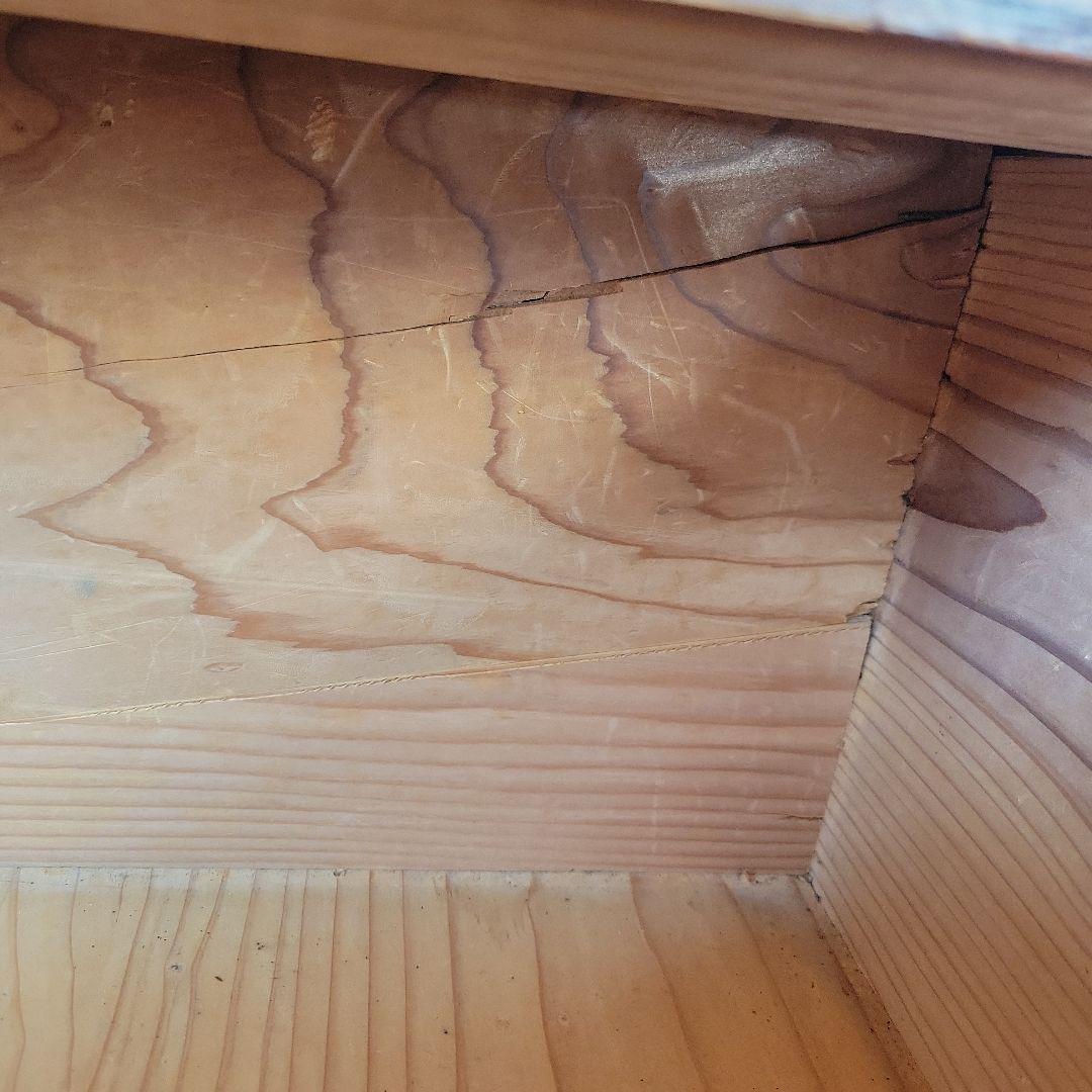 【大正レトロ】三尺和箪笥 アンティーク 古民家 古家具 装飾金具 専用鍵付き