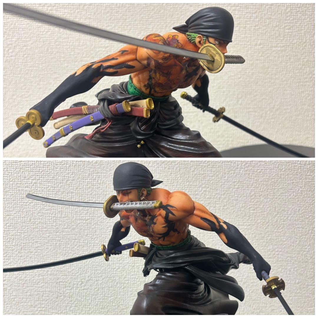 ワンピース　グランディスタ　ゾロ　フィギュアリペイント