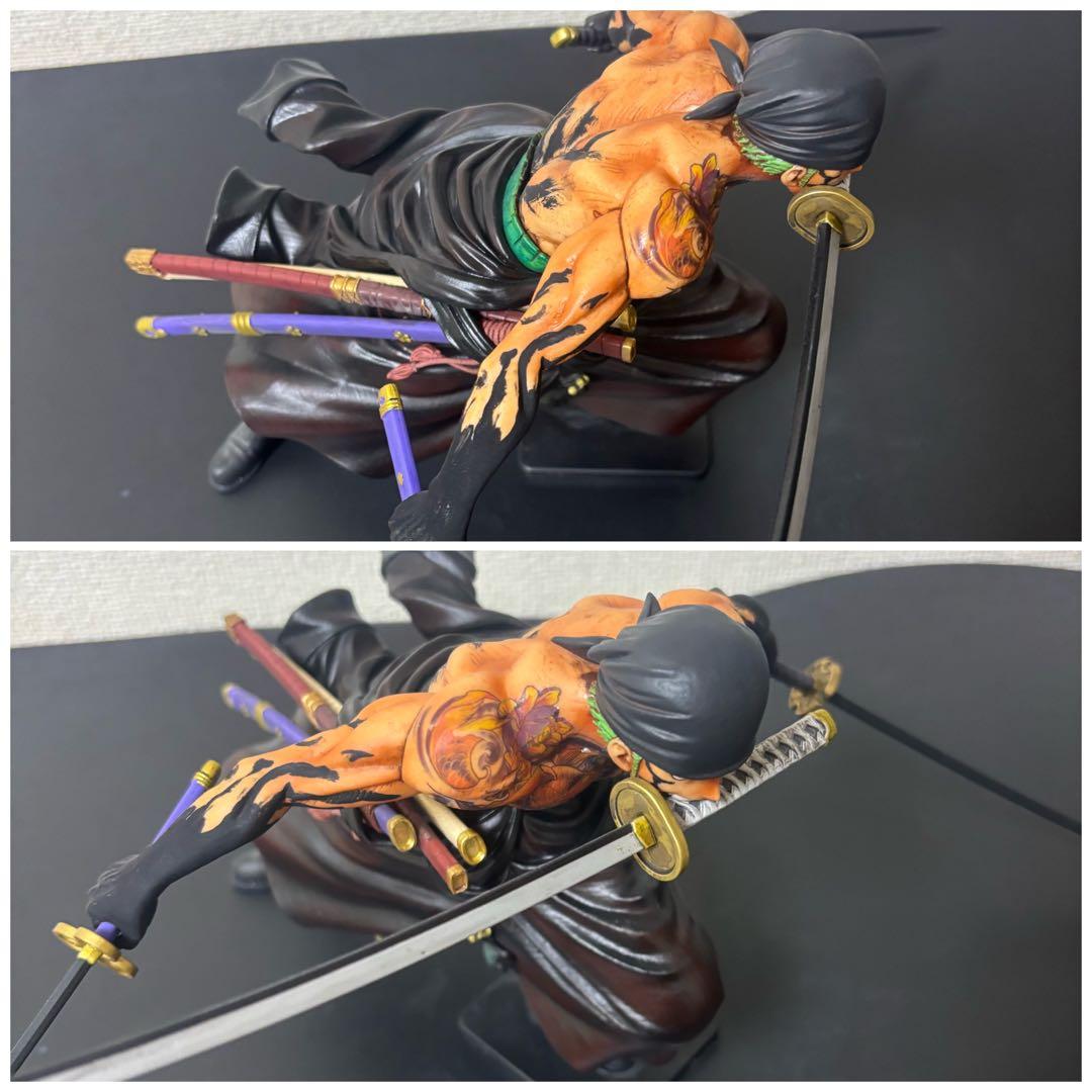 ワンピース　グランディスタ　ゾロ　フィギュアリペイント