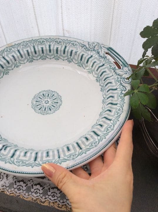 イギリスアンティーク ケーキスタンド PB&H製 ヴィクトリア時代