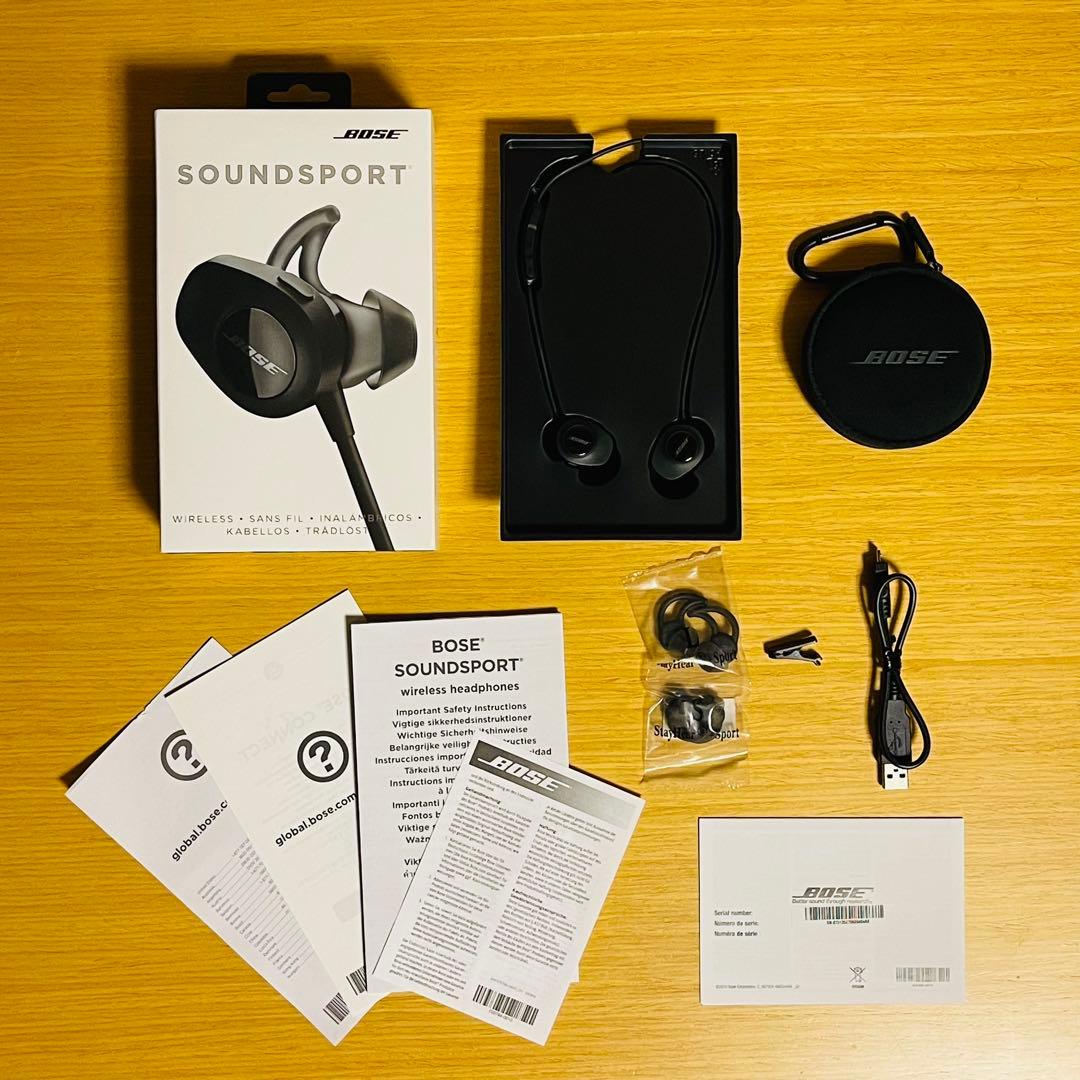【美品】BOSE SoundSport wireless headphones