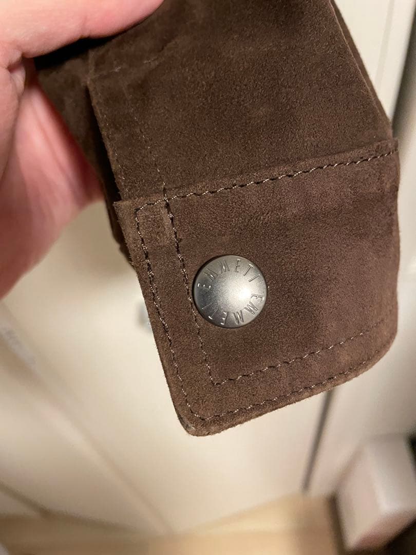 EMMETI JURI ブラウンシングルライダース46サイズ