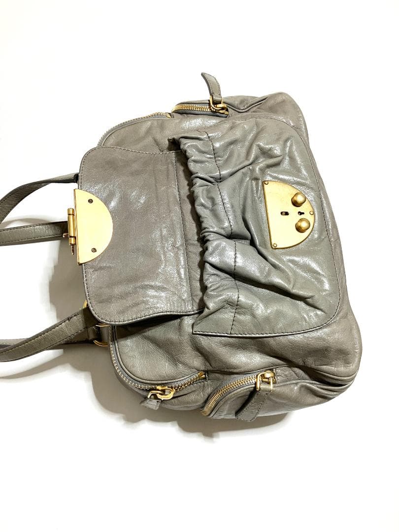 バッグ miu miu VITELLO Leather Bag BAULETTO