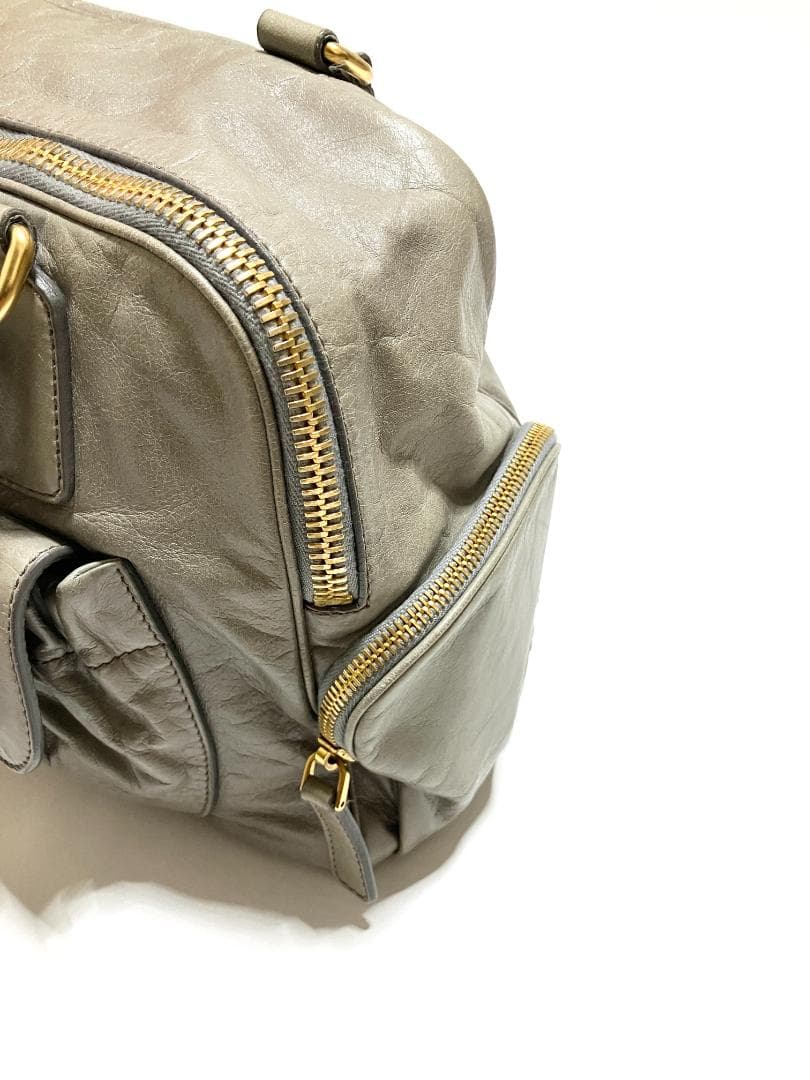 バッグ miu miu VITELLO Leather Bag BAULETTO