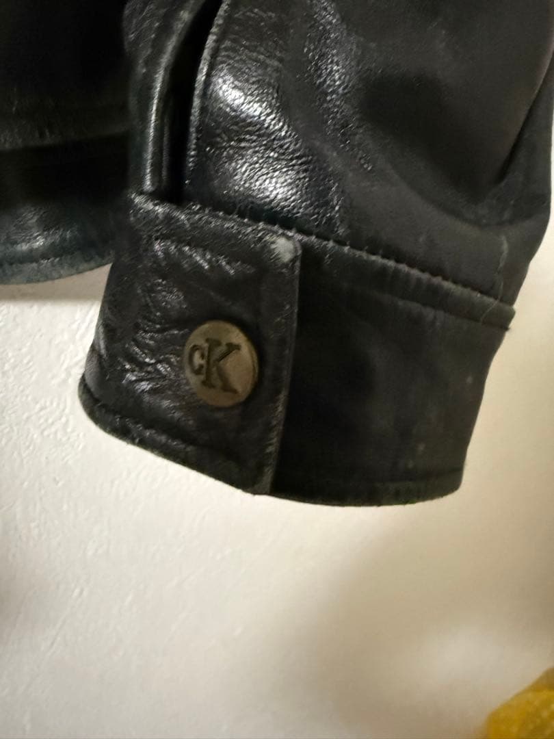   カルバンクライン シングル ライダース ジャケット