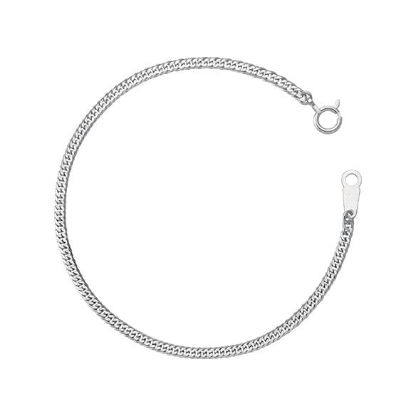 は*な様 【値下げ】純プラチナ キヘイブレスレット 6面カットダブル18cm 田