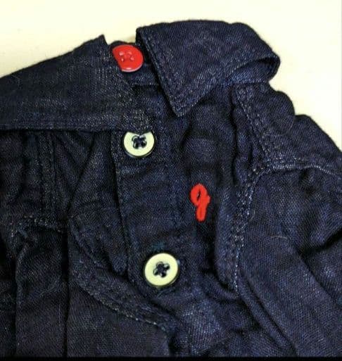 新品未使用　アトリエgg　アトリエジジ　ブルーデイズ　インディゴ　Wガーゼシャツ