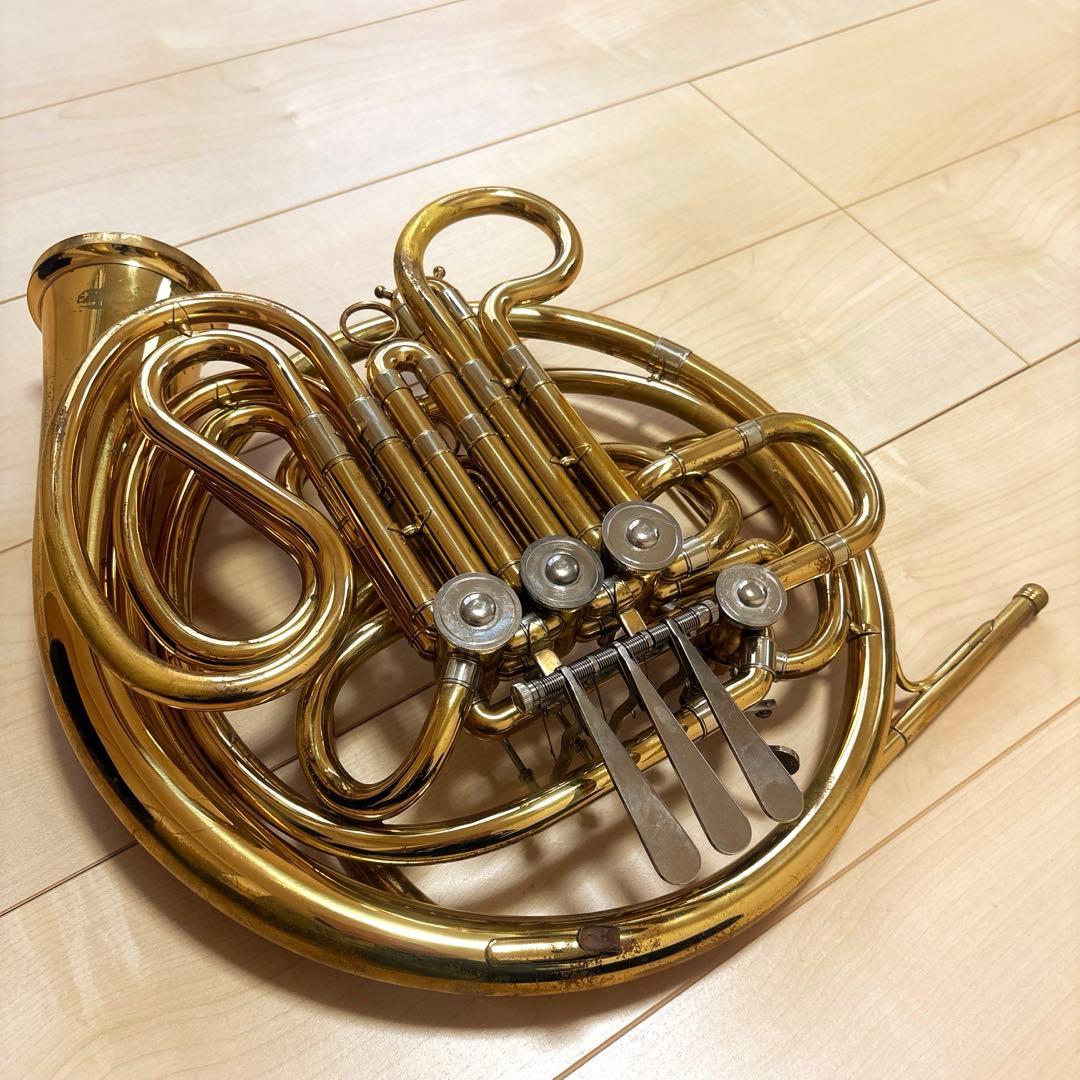 【sy】ケルントナー　フルダブルホルン　ケース付き