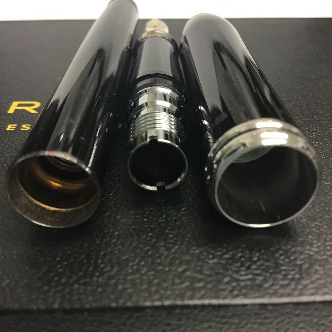 CROSS クロス　タウンゼントブラックラッカー　18金ペンM万年筆　ネーム入