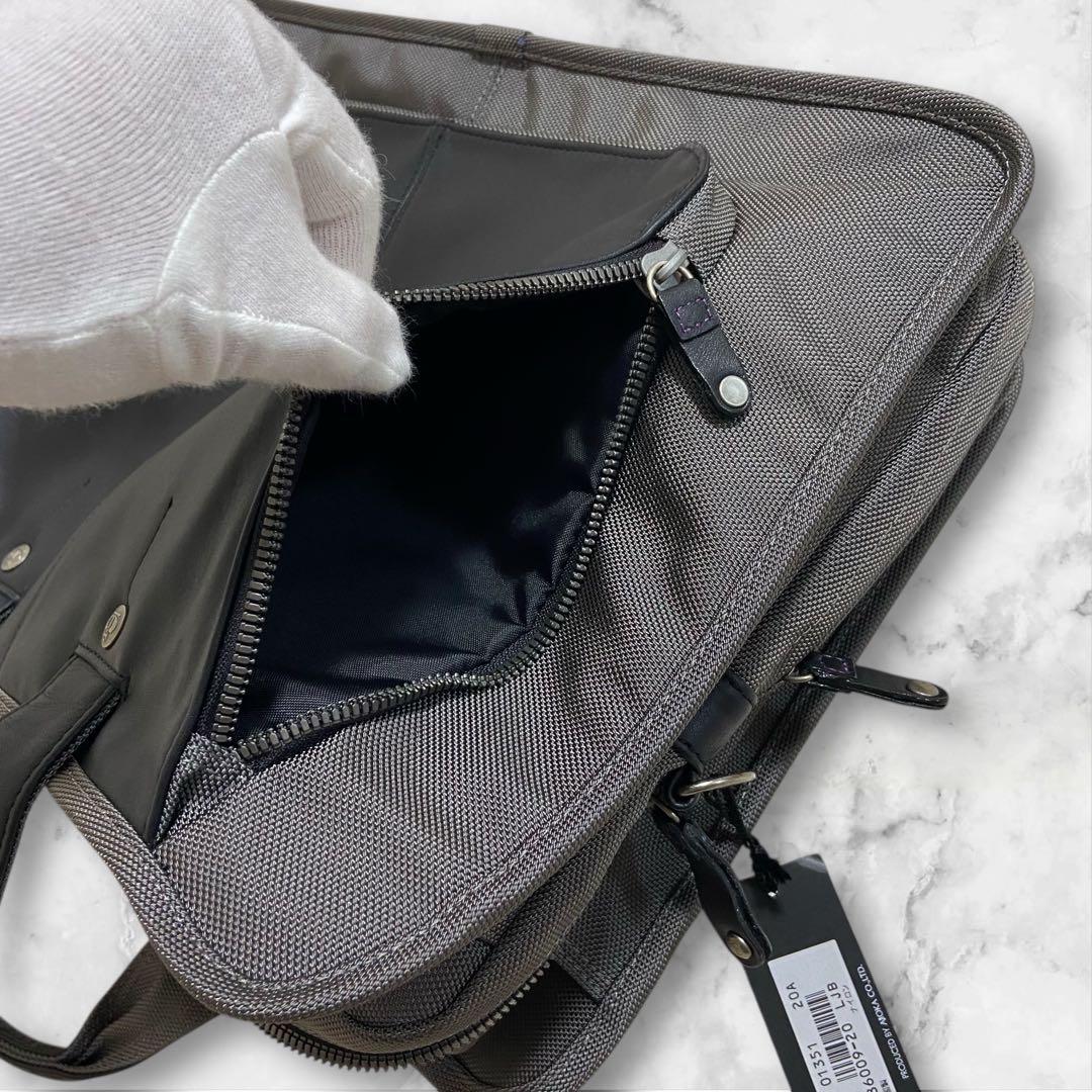 値下げ依頼品 ジェフバンクス 新品 リアルレザー2WAYブリーフケース