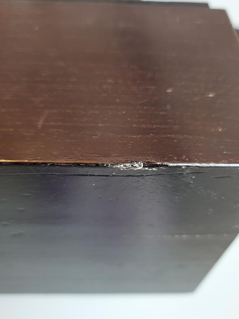 茶道具 題詞 人物蒔絵 茶箱 DT510