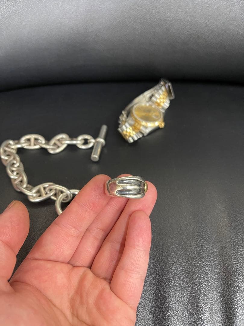 ヴィンテージ シルバー925 リング 21号 80年代 インディアンジュエリー