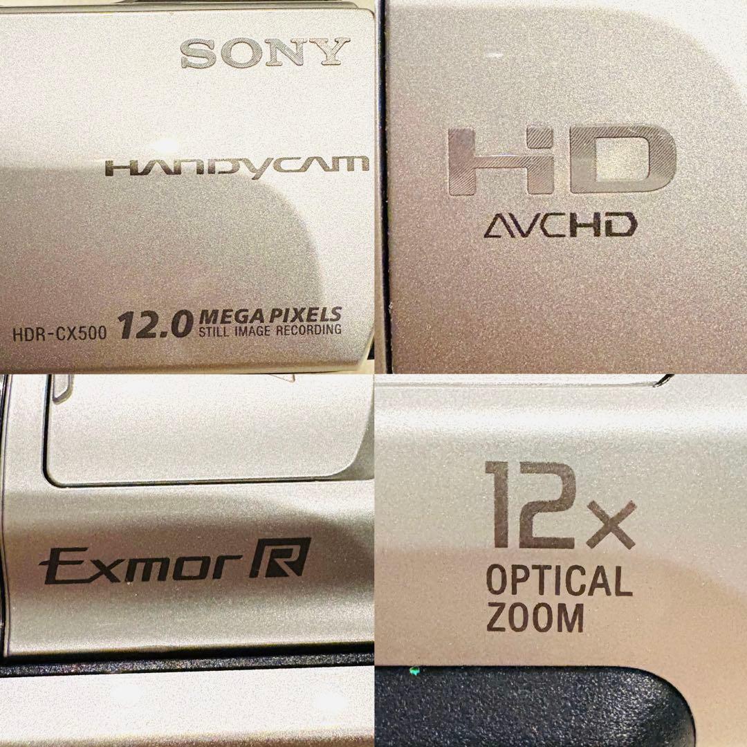 【動作◎】SONY Handycam HDR-CX500V 本体 ビデオカメラ