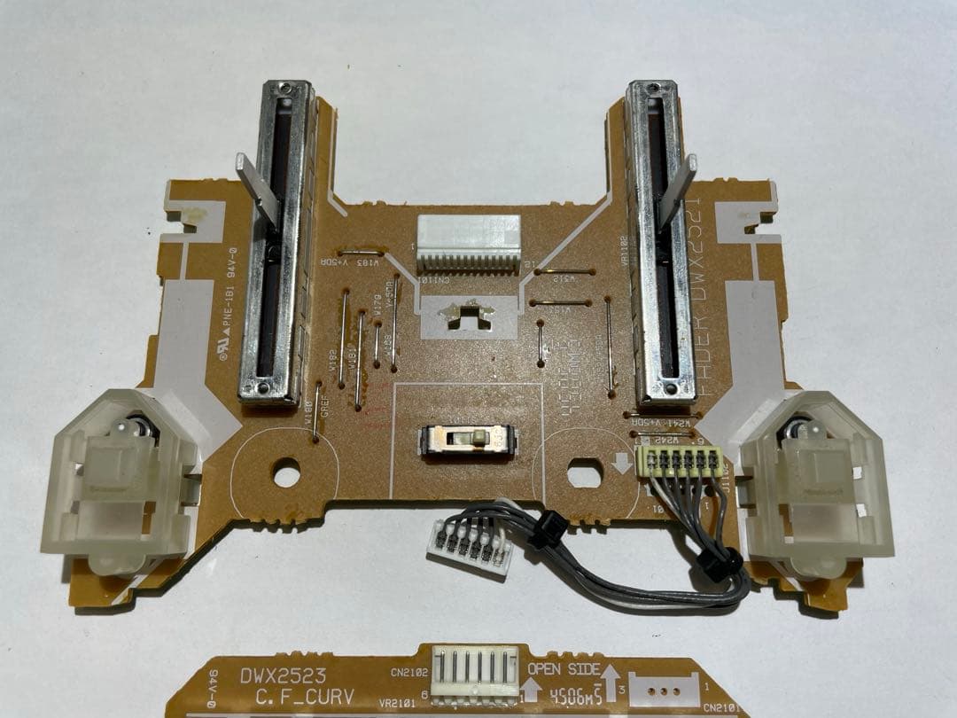 pioneer dj パイオニア　DJM-400 縦フェーダメンテ　横新品