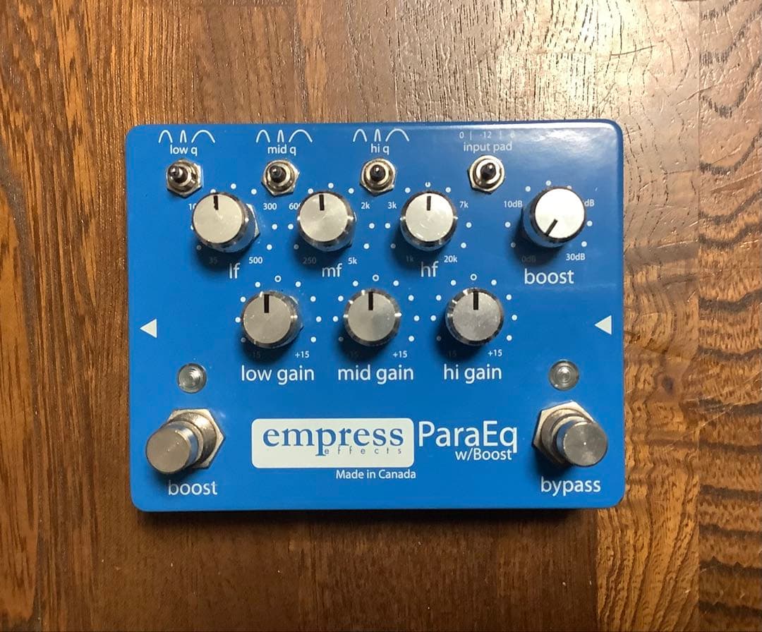 Empress ParaEq w/Boost パラメトリックイコライザー