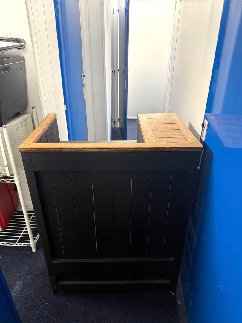 カウンター木製　ハンドメイド日本製