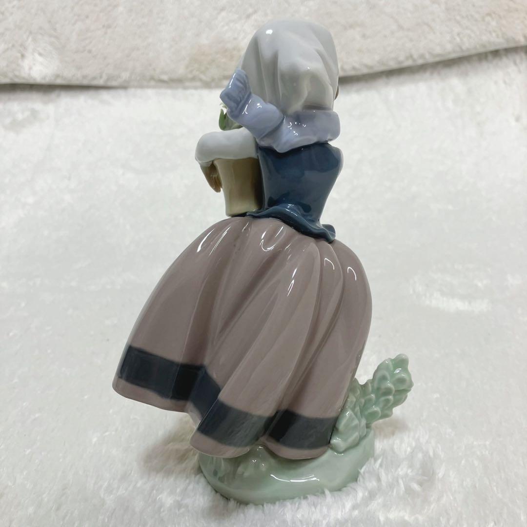 リヤドロ フィギュリン 4体セット 春の花 少女像