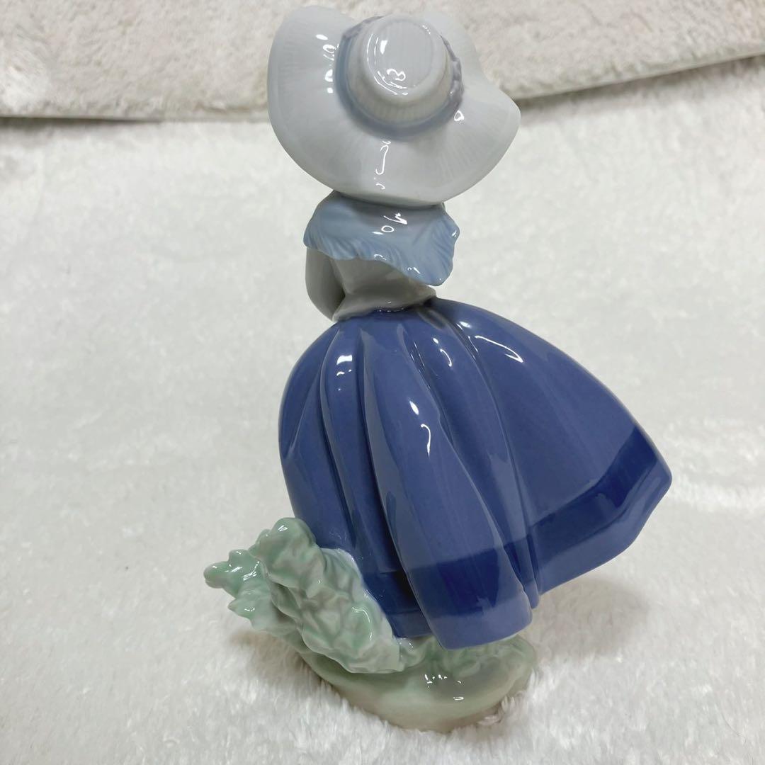 リヤドロ フィギュリン 4体セット 春の花 少女像