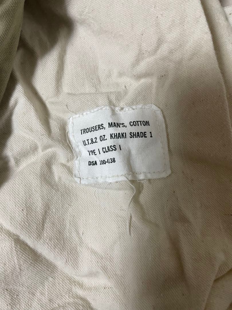 60年代 vintage U.S.ARMY チノトラウザーズ アメリカ製