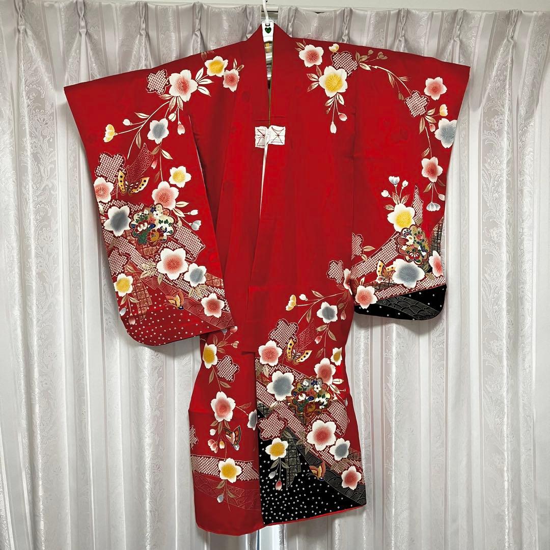 七五三　女の子　着物　７歳用　アンティーク