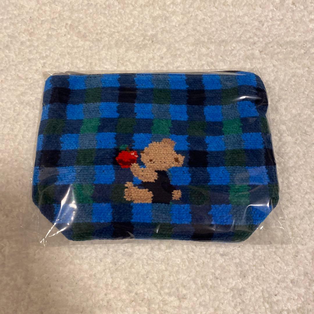 新品ファミリア完売品シェニール織ポーチ