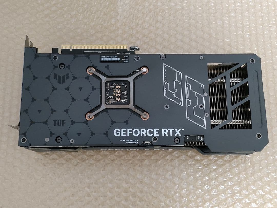 か*の様 ASUS RTX4070Ti 12GB TUF GAMING OC