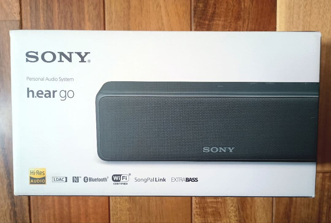 【美品】SONY ワイヤレススピーカーブラック SRS-HG1 元箱/AC等あり