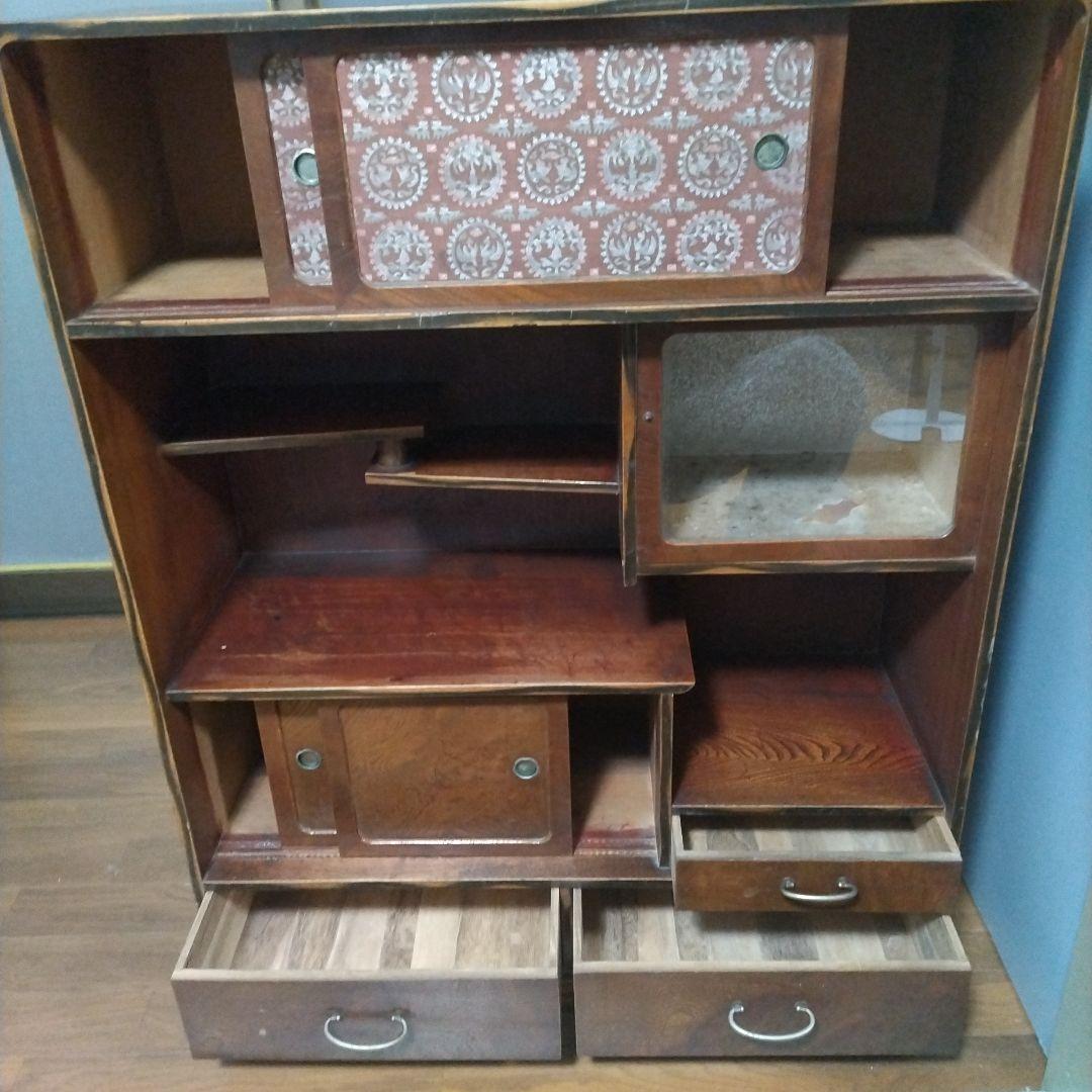希少！古民家家具　レトロ水屋箪笥