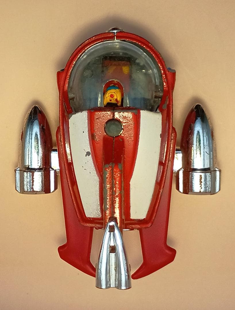 【昭和レトロ　レア品】超合金 ジェットパイルダー 赤ウィング