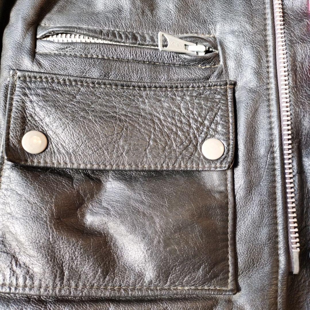 70〜80s ゴールドトップ シングルライダース ルイスレザー ハイウェイマン