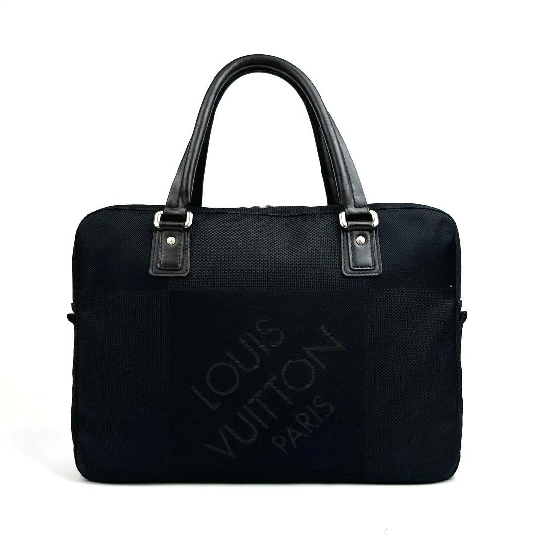 美品 ルイヴィトン ダミエ ジェアン ヤック ビジネスバッグ Ｍ93082 黒