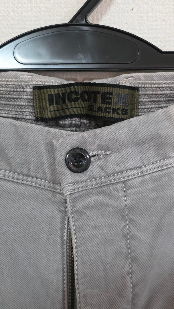 インコテックス　チノパンツ　100型　ライトグレー　秋冬　32サイズ　国内正規品